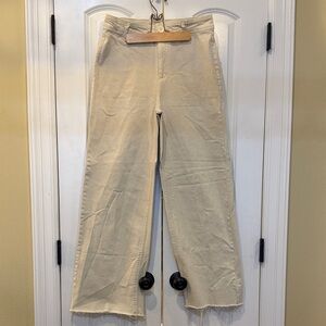 Oat New York High Rise Cream Jeans